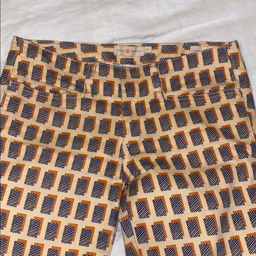 Tory Burch Cropped Skinny Jean Trouser Size 25